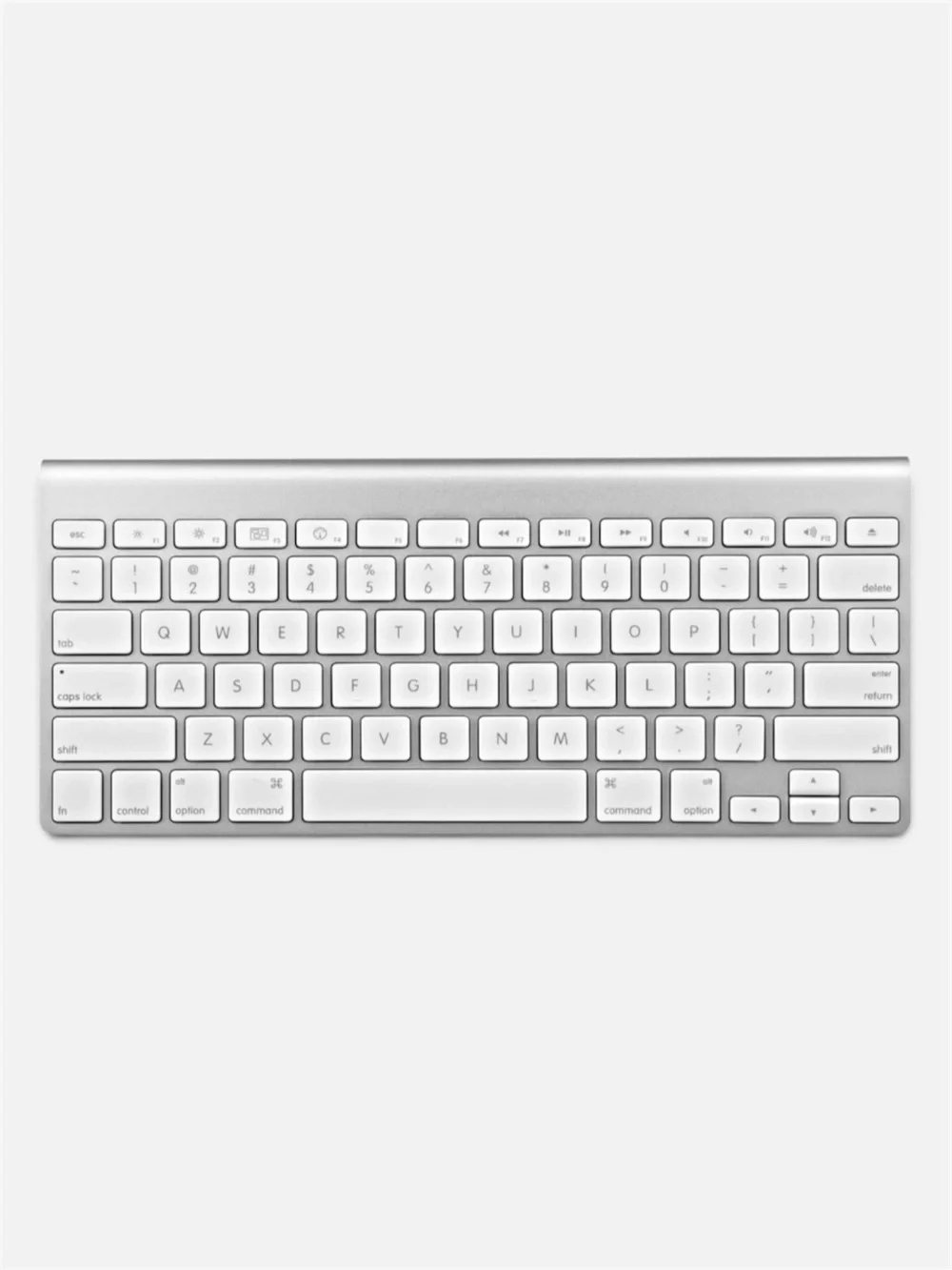Apple Aluminum Bluetooth Keyboard in Silver and Cream